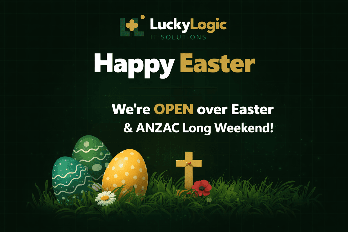 Happy Easter — Lucky Logic is open over Easter & ANZAC Day